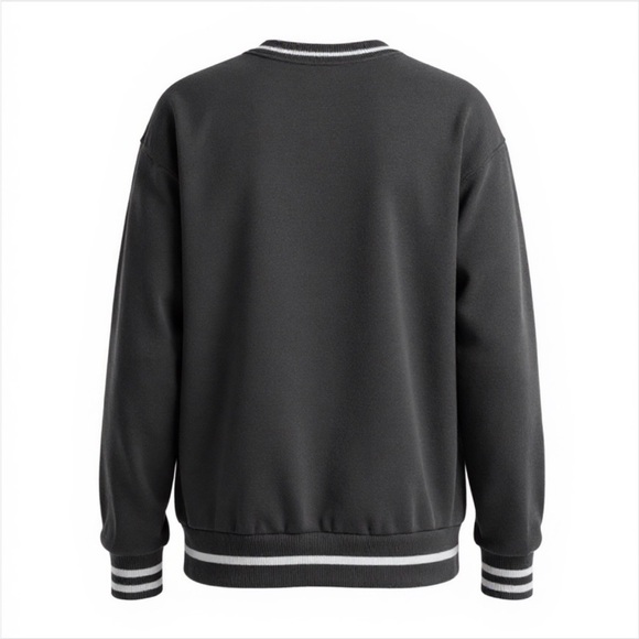 Los Angeles 98 Grey Crew Neck Sweater No comment brand size S long sleeve - Picture 4 of 8